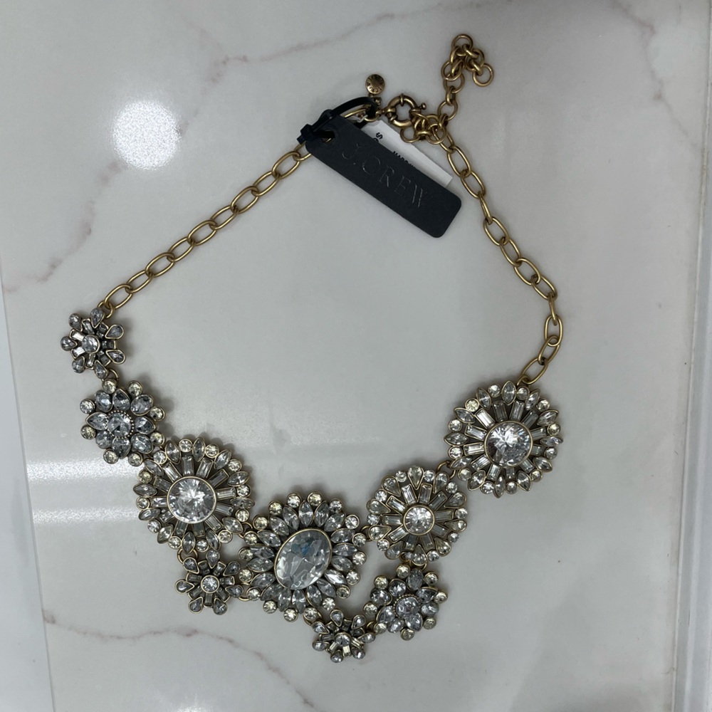 J. Crew Floral Necklace